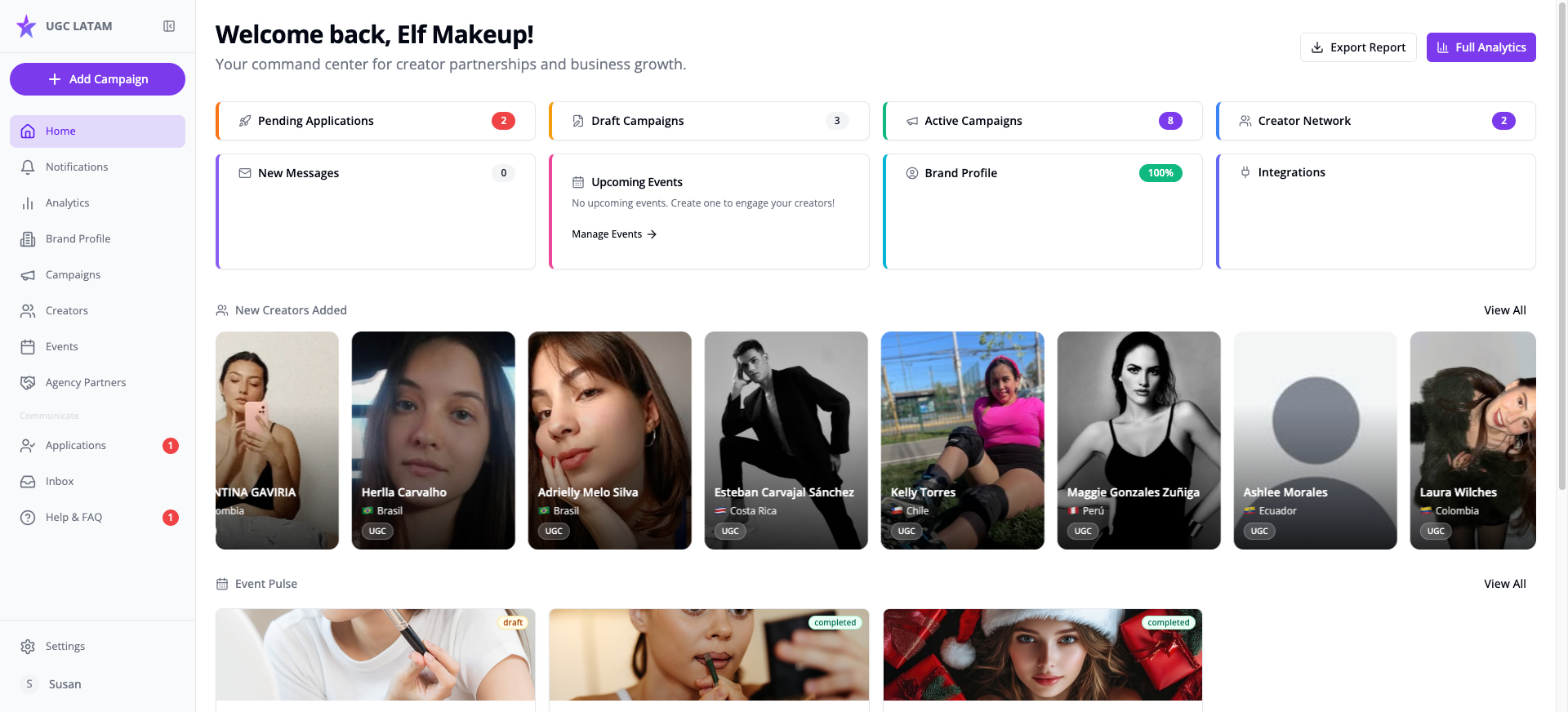 Platform Overview — UGC LATAM Platform Overview — UGC LATAM